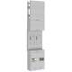 ABN EZ17320 Zählerplatz eHZ 2Z mit Klemmstein OKK 5p 250x1050 mm