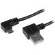StarTech.com 1m 3 ft Micro-USB Cable with Right-Angled Connectors - M/M - USB A to Micro B Cable