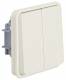 Berker 50423512 Serientaster-Einsatz mit Wippe 2f 2S W.1 polarweiss
