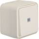 Hager WNC021B push button APWebeleuchtet W.1 IP55 polar white