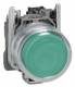 Schneider Electric XB4BP31 XB4-BP31 green pushbutton, 1 NO transparent with protective cap