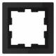 Merten MEG4010-6503 D-Life glass frame 1-fold onyx black