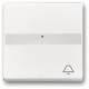 Busch Jaeger 2CKA001731A4001 BJ 1764 NLI/KI-84 rocker studio white solo cover for switch/button