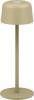 Goobay Wireless LED table lamp, size S, 25 cm, beige, with touch control, 150 lm, warm white (3000 K)