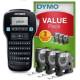 DYMO LabelManager 160 starter set with 3 D1 tapes 12mm Qwerty