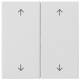 GIRA 538727 rocker 2f arrows system 55 pure white m
