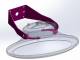 Synergy 21 LED spot pendant light UFO comp. Wall bracket for UFO size L bracket long