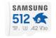 Samsung MB-MD512SA/LC1 Sonic microSD Speicherkarte 512GB UHS-I U3 Full HD 4K UHD 180MB/s Read 130MB/s Write für Handheld-Konsolen inkl. SD-Adapter