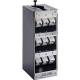 InLine® Cat.6A Keystone-Verteilerkasten, Wand-/Hutschiene, STP, 9 Port