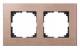 Merten MEG4052-3470 Holzrahmen,2-fach, Buche,M-PLAN