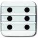 Busch Jaeger 2CKA001582A0352 Busch-Jaeger central disk 1575CN-214, 6-label alpine white