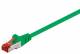 Goobay 68290 CAT 6 patch cable, S/FTP (PiMF), green - LSZH halogen-free, copper