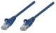 INTELLINET Patchkabel RJ45 U/UTP Cat5e 1.0m Hebelschutz blau
