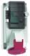 Bals 15103 Wandsteckdose QC TE 16A 4p 400V 6h IP44 rot Fi40