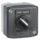 Schneider Electric XALD132 Schneider housing shield ARRET-MARCHE 1S with selector switch