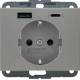 Berker 48147004 Steckdose SCHUKO/USB AC 20W PD Kx edelstahl