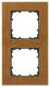 Siemens 5TG1102-1 DELTA miro frame 2-fold real mat. Wood type of wood: cherry tree