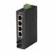 BlackBox LBH120A-H-ST Hardened Mini 10/100BASE TX Industrial Switch 1 Port + 1 Port 100 Base FX, DIN rail mounting