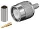Goobay 10602 TNC crimp plug with gold pin - for RG 58