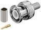 Goobay 11334 BNC Crimp Connectors - for RG 59 / U cable Goldpin