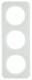 Berker 10132109 frame 3-fold R.1 glass polar white