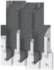 Siemens 3VA94840QD00 3VA9484-0QD00 Anschlussverlängerung Hochkant 4 Stück für 3VA13/14/23