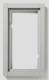 Siedle KR 611-2/1-0 SM Kombirahmen Polycarbonat 2Module Silber 016831