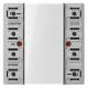 Jung LS5248TSM KNX Tastsensormodul 4fach 24VAC/DC 4-Kanal 8Schaltp. LS/FD-design
