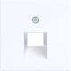 Hager WAF1107WG central piece for UAE socket 1-pole angled outlet A.x/C.x