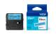 BROTHER 12MM BTAGL31 Ribbon Black on Light Blue