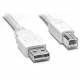 Kabel USB, A(St) => B(St), 1,8m, USB2.0, grau,