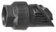 Walther-Werke 727649KUSW Walther Kabelverschraubung M25mit Bajonettverschluss schwarz