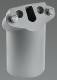 Zumtobel AFP MTP 76MM R9006 Adapter für Mastaufsatzmontage zu 76mm 96274659