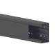 GGK 18063 Brüstungskanal BR 60x110/80 9005 PVC Unter- und Oberteil 80 mm OT schwarz