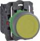 Schneider Electric XB5AA55C0 Schneider Drucktaster, kompl, Kunststoff, tastend, gelb, 22mm