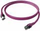 ZVK EasyLan CP1IVCVCV0010 DualBoot Kat.6 Patchkabel Kl.EA geschirmt violett 1,0m