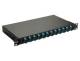 Equip 337302 LWL-Spleißkasten 12-Port SC-Duplex OM3 1U komplett schwarz 