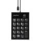 Perixx PERIPAD-202C, USB-C Nummernblock mit 2x USB-A Hub, schwarz