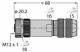 TURCK FW-M12KU5W-G-ZF-ME-SH-9, Rundsteckverbinder M12x1 6604210