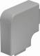 OBO Bettermann 6021336 OBO WDK HF40090GR Flachwinkelhaube 40x90mm PVC steingrau RAL7030 