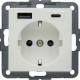 Berker 48141909 Steckdose SCHUKO/USB AC 20W PD S1 pw mt