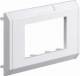 OBO Bettermann 6107172 OBO S990-AR2 RW cover frame 2f 170x86mm PC pure white 