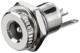 Goobay 11638 DC Socket - pin 2.1mm, Metallausf. with solder tails