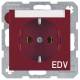 Berker 47508915 Steckdose SCHUKO mit Beschriftungsfeld und Aufdruck S.1/B.3