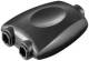 Goobay 11921 TOSLINK Digital Audio-Splitter 1 auf 2 - Toslink-Kupplung zu 2x Toslink-Kupplung