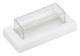 Bachmann 924.115 PVC-Kappen+Rahmen weiß Serie 22 1pol klar/weiß