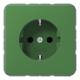 JUNG CD1520BFKIGN SCHUKO socket AI, 16A 250V CD shatterproof green
