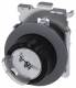 Siemens 3SU10604LC010AA0 Schlüsselschalter RONIS 30mm rd Met. matt Abz.O