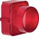 Hager WTF6585R Haube für Drucktaster und Lichtsignal E10 1930/Glas rt tr