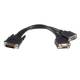 StarTech.com 8in LFH 59 Male to Dual Female VGA DMS 59 Cable - 2 x HD-15 Female Video